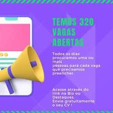 Imagem do Grupo de Whatsapp TEMOS MAIS DE 320 VAGAS DE EMPREGOS ONLINE