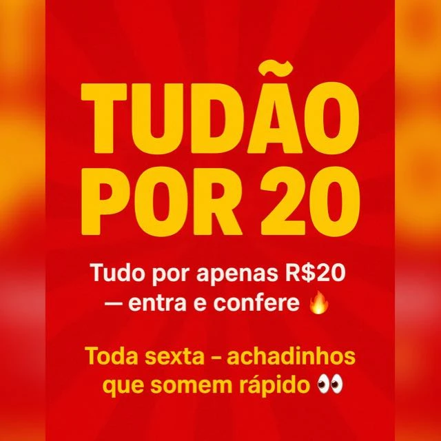 Imagem do Grupo de Whatsapp TUDÃO POR 20  💥