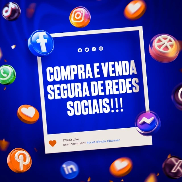 Imagem do Grupo de Whatsapp Compra e Venda Segura de Redes Sociais 🔒🚀