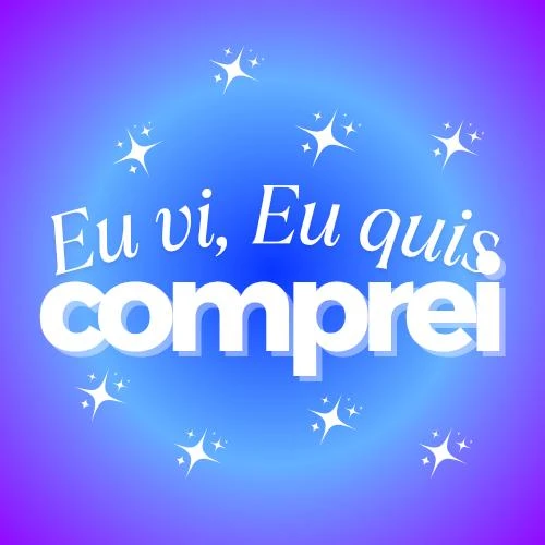 Imagem do Grupo de Whatsapp Eu vi, Eu quis. Comprei 🫰