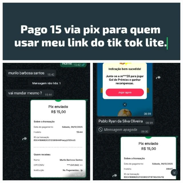 Imagem do Grupo de Whatsapp FORÇA TOTAL TIK TOK LITE